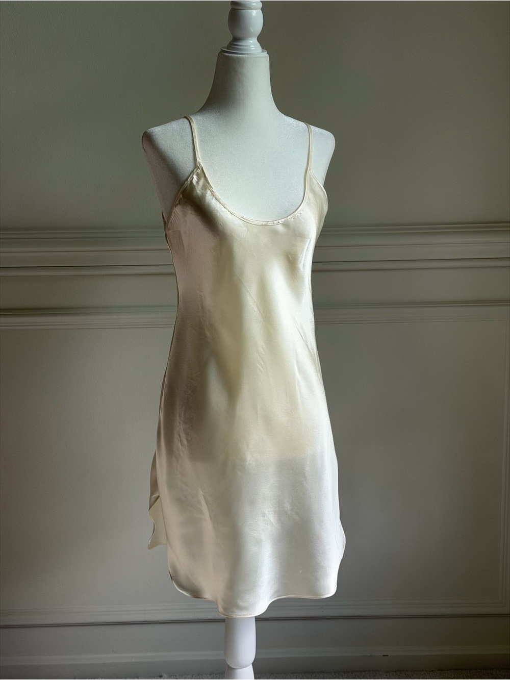90’s Satin Lace Up Slip Dress